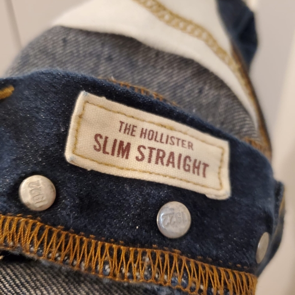 Hollister Slim Straight Men's 32 x 32 Blue Jeans. - Picture 8 of 8